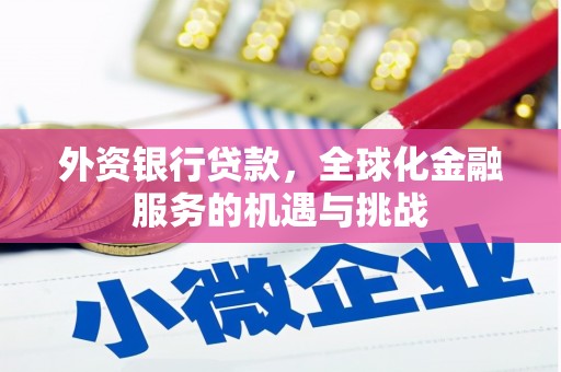 寿宁外资银行贷款，全球化金融服务的机遇与挑战