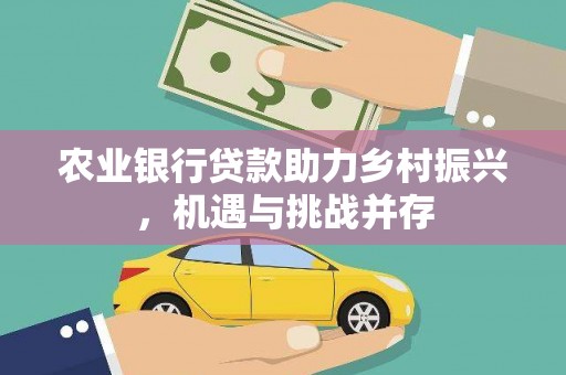 寿宁农业银行贷款助力乡村振兴，机遇与挑战并存