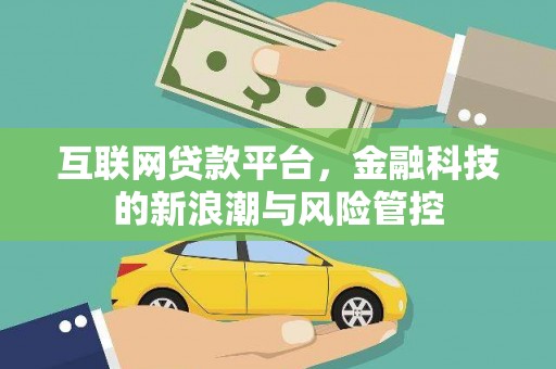 寿宁互联网贷款平台，金融科技的新浪潮与风险管控