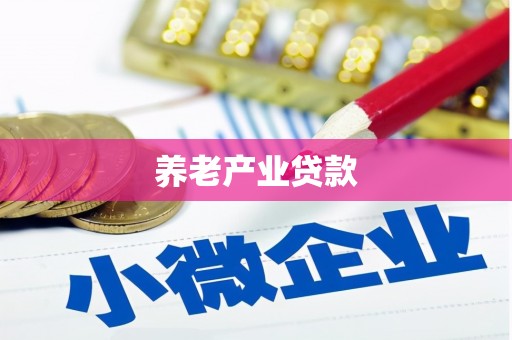 寿宁养老产业贷款
