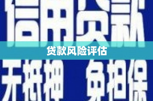 寿宁贷款风险评估